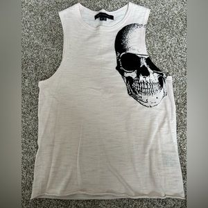 Skull Cashmere Skull Tank Top